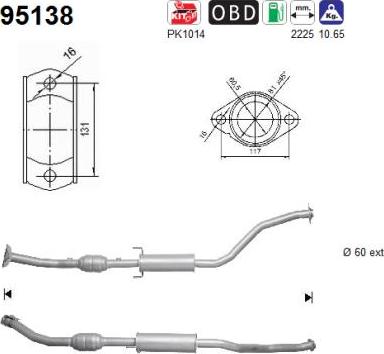 AS 95138 - Катализатор avtokuzovplus.com.ua