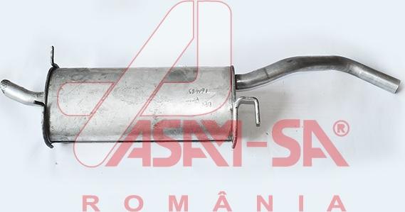 ASAM 28116 - Глушник вихлопних газів кінцевий autocars.com.ua