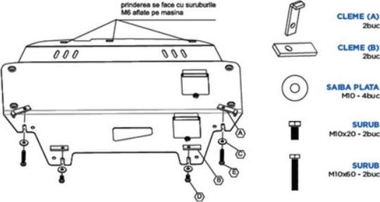 ASAM 62332 - Захист двигуна / піддону двигуна autocars.com.ua