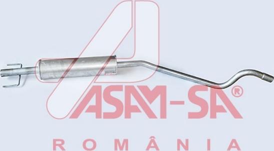 ASAM 65226 - Середній глушник вихлопних газів autocars.com.ua