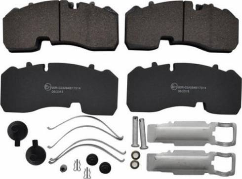 ASAM 71861 - Тормозные колодки, дисковые, комплект autodnr.net