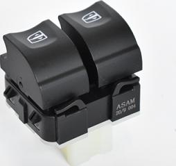 ASAM 75065 - Кнопка стеклоподемника переднего Renault Logan II Asam autocars.com.ua