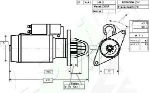 Ashika 003-C959 - Стартер autodnr.net