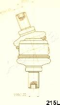 Ashika 106-02-215L - Стабілізатор, ходова частина autocars.com.ua