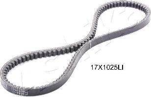 Ashika 109-17X1025 - Клиновой ремень, поперечные рёбра autodnr.net