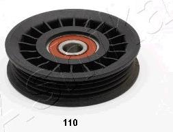 Ashika 129-01-110 - Паразитний / провідний ролик, поліклиновий ремінь autocars.com.ua