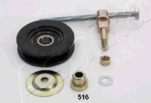 Ashika 129-05-516 - Паразитний / провідний ролик, поліклиновий ремінь autocars.com.ua