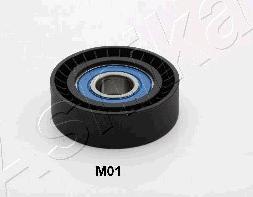 Ashika 129-0M-M01 - Паразитний / провідний ролик, поліклиновий ремінь autocars.com.ua