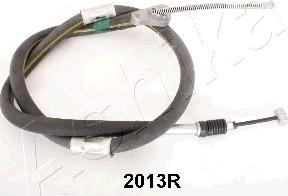 Ashika 131-02-2013R - Трос, гальмівна система autocars.com.ua