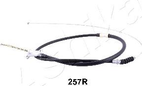 Ashika 131-02-257R - Трос, гальмівна система autocars.com.ua