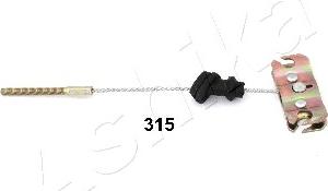 Ashika 131-03-315 - Трос, гальмівна система autocars.com.ua