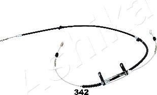Ashika 131-03-342 - Трос, гальмівна система autocars.com.ua
