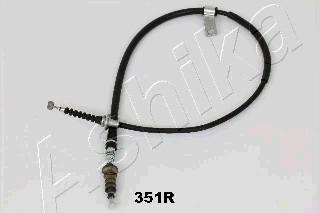 Ashika 131-03-351R - Трос, гальмівна система autocars.com.ua