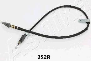 Ashika 131-03-352R - Трос, гальмівна система autocars.com.ua