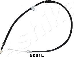 Ashika 131-05-5001L - Трос, гальмівна система autocars.com.ua