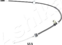 Ashika 131-05-513 - Трос, гальмівна система autocars.com.ua