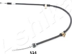 Ashika 131-05-514 - Трос, гальмівна система autocars.com.ua