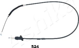Ashika 131-05-524 - Трос, гальмівна система autocars.com.ua