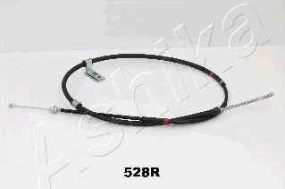 Ashika 131-05-528R - Трос, гальмівна система autocars.com.ua