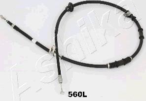 Ashika 131-05-560L - Трос, гальмівна система autocars.com.ua