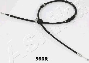 Ashika 131-05-560R - Трос, гальмівна система autocars.com.ua