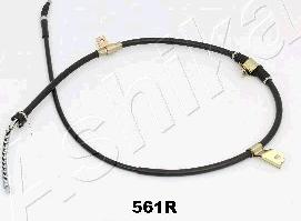 Ashika 131-05-561R - Трос, гальмівна система autocars.com.ua