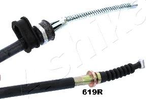 Ashika 131-06-619R - Трос, гальмівна система autocars.com.ua