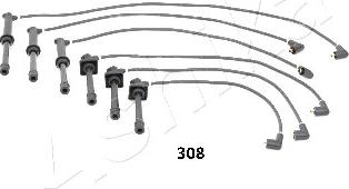 Ashika 132-03-308 - Комплект проводів запалювання autocars.com.ua