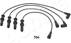 Ashika 132-07-704 - Комплект проводів запалювання autocars.com.ua