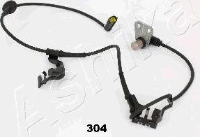 Ashika 151-03-304 - Датчик ABS, частота обертання колеса autocars.com.ua