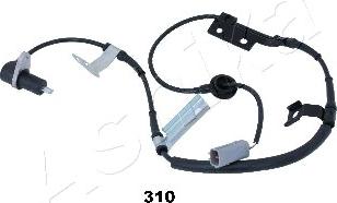 Ashika 151-03-310 - Датчик ABS, частота обертання колеса autocars.com.ua