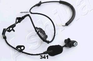 Ashika 151-03-341 - Датчик ABS, частота обертання колеса autocars.com.ua