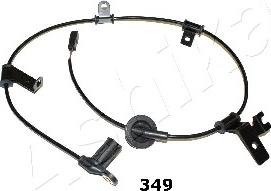 Ashika 151-03-349 - Датчик ABS, частота обертання колеса autocars.com.ua