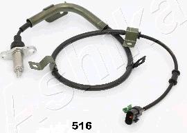 Ashika 151-05-516 - Датчик ABS, частота обертання колеса autocars.com.ua