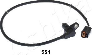 Ashika 151-05-551 - Датчик ABS, частота обертання колеса autocars.com.ua