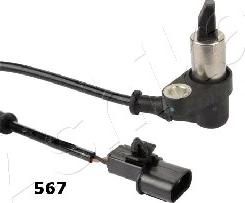 Ashika 151-05-567 - Датчик ABS, частота обертання колеса autocars.com.ua