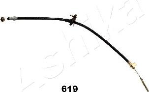Ashika 154-06-619 - Трос, управління зчепленням autocars.com.ua