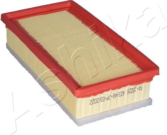 Ashika 20-02-2022 - Повітряний фільтр autocars.com.ua