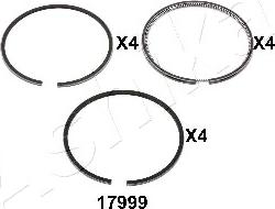 Ashika 34-17999 - Поршневе кільце autocars.com.ua