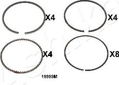 Ashika 34-19999M - Поршневе кільце autocars.com.ua
