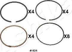 Ashika 34-41524 - Поршневе кільце autocars.com.ua