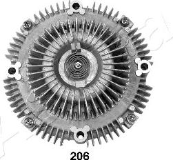 Ashika 36-02-206 - Зчеплення, вентилятор радіатора autocars.com.ua