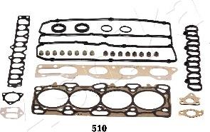 Ashika 48-05-510 - Комплект прокладок, головка циліндра autocars.com.ua