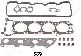 Ashika 48-05-589 - Комплект прокладок, головка циліндра autocars.com.ua