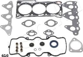 Ashika 48-06-610 - Комплект прокладок, головка циліндра autocars.com.ua