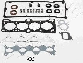 Ashika 48-0K-K03 - Комплект прокладок, головка циліндра autocars.com.ua