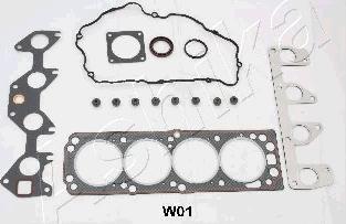 Ashika 48-0W-W01 - Комплект прокладок, головка циліндра autocars.com.ua