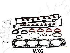 Ashika 48-0W-W02 - Комплект прокладок, головка циліндра autocars.com.ua