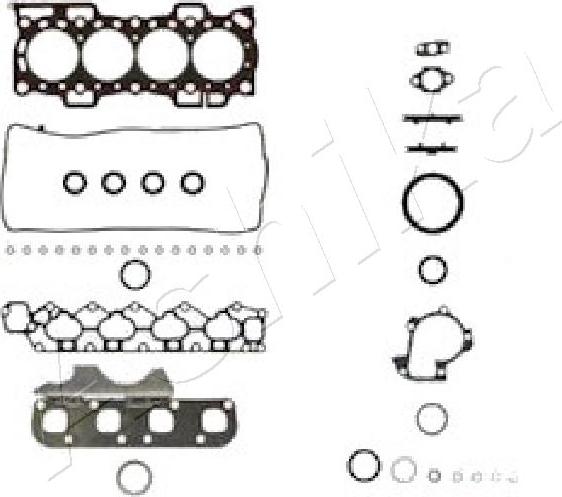 Ashika 49-06-605 - Комплект прокладок, двигун autocars.com.ua