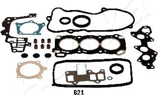 Ashika 49-06-621 - Комплект прокладок, двигун autocars.com.ua